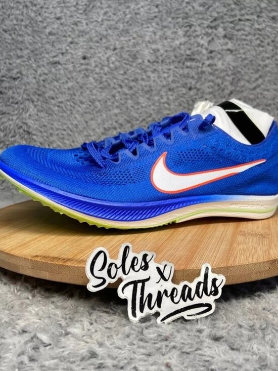 Nike ZoomX Dragonfly Track Spikes Size 8 Men = 9.5 Women Blue Lime CV0400-400 main image 5